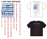 Officer Oath Flag Shirt Concept